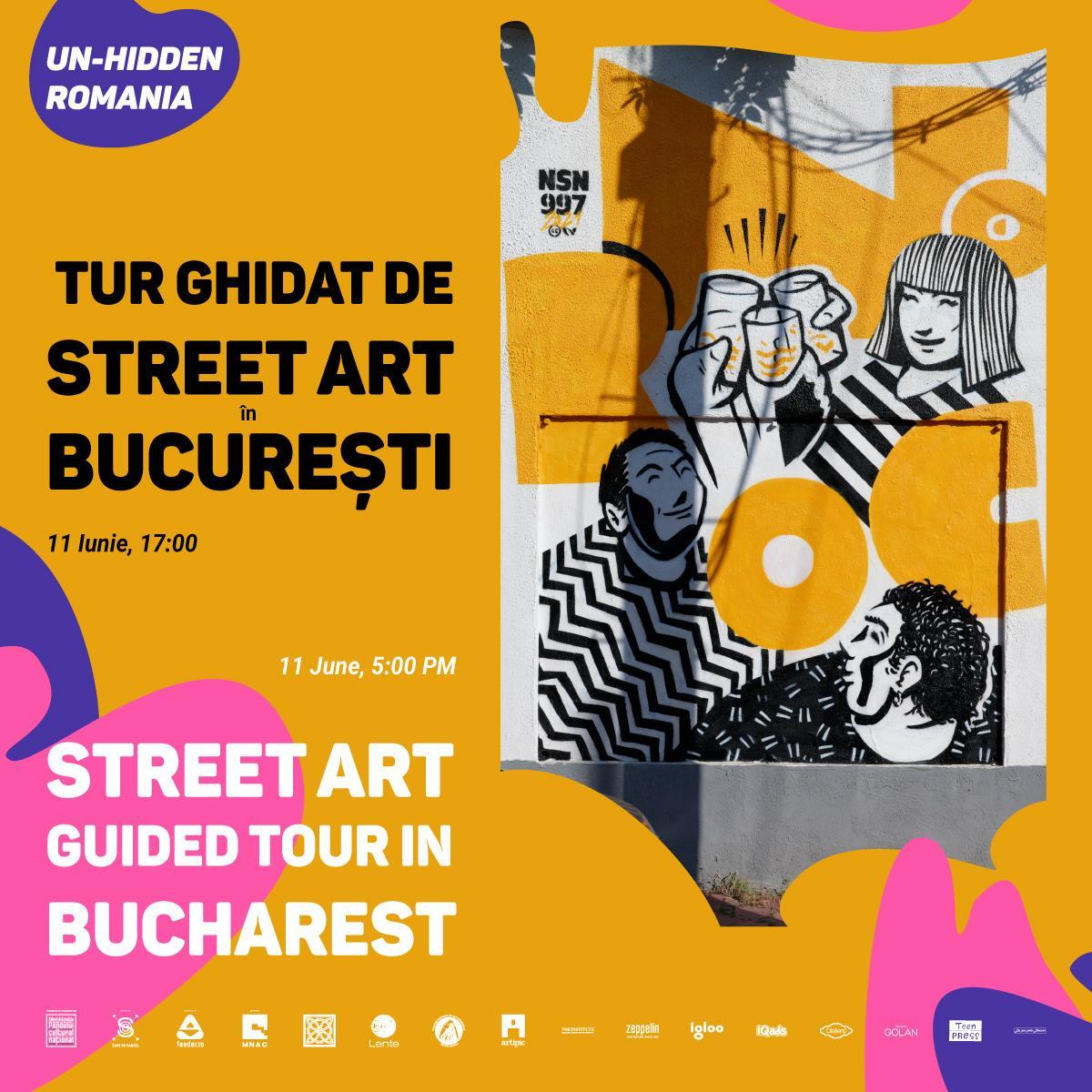 Înscrie te la turul ghidat 2 2022 Un hidden și descoperă street art