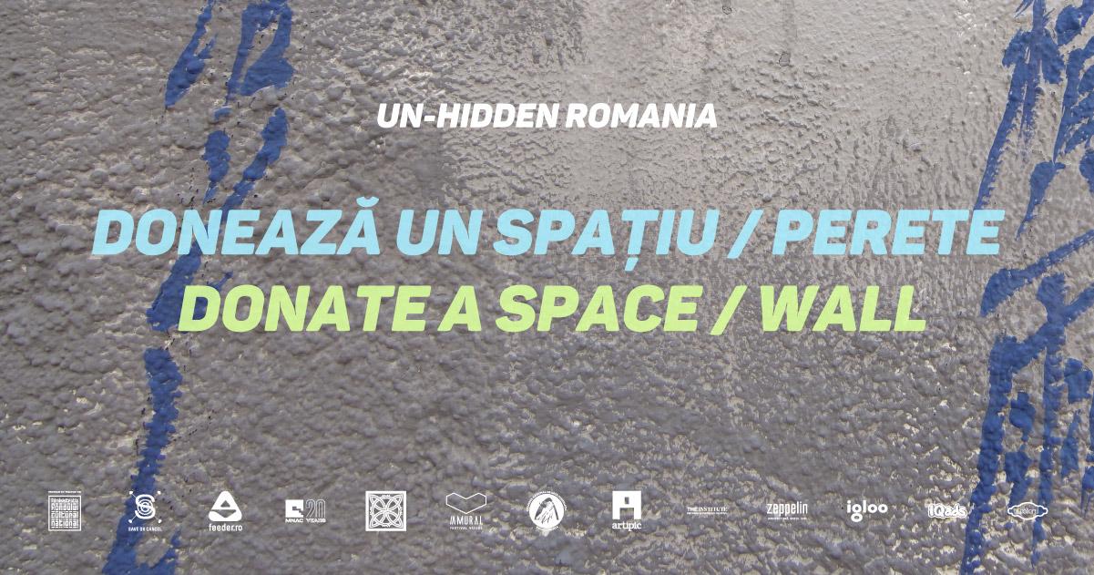 Donate a wall or space to Un-hidden Romania