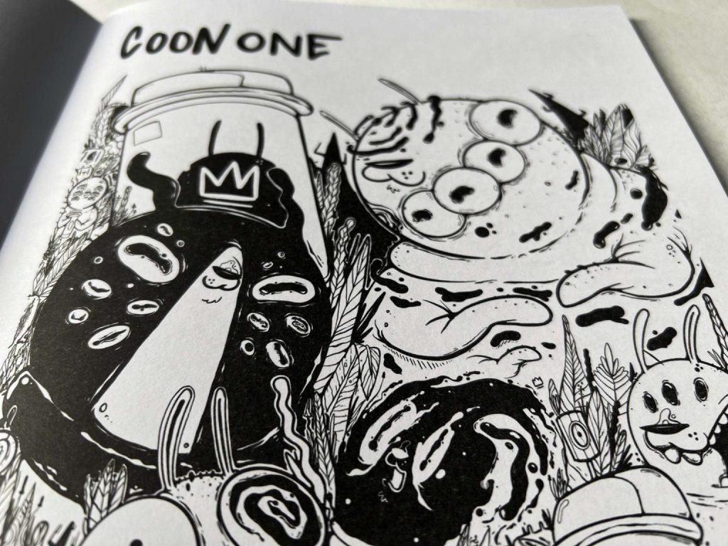 Coon One - Artă în lucru nr. 2, colouring magazine