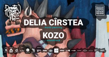 Romanian Street Art anunță intervenția artistică realizată de Delia Cîrstea și Kozo