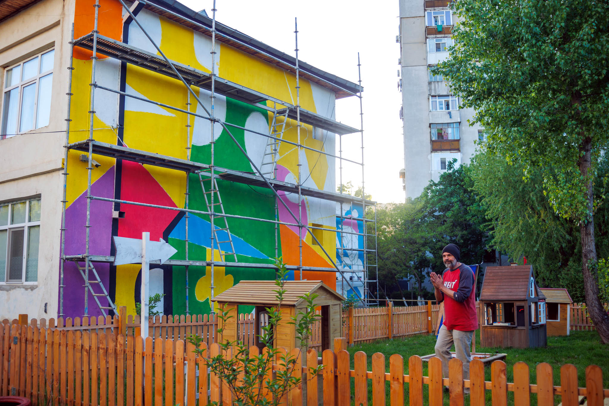 2024 Romanian Street Art Pisica Patrata & Harcea Pacea in Iasi