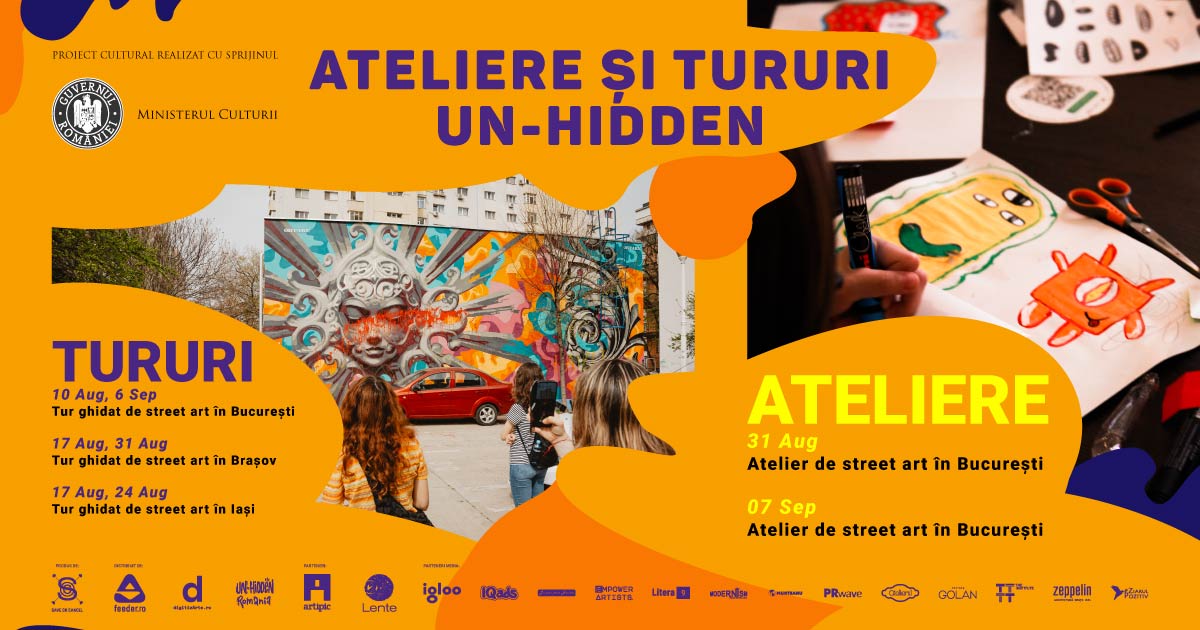 Încep înscrierile la "Ateliere și Tururi Un-hidden"