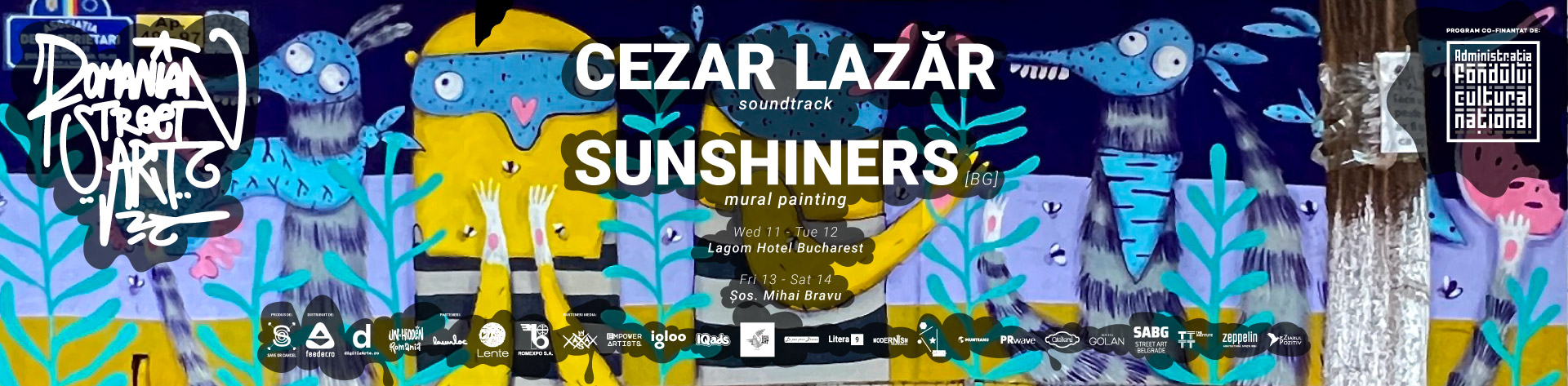 Romanian Street Art w Sunshiners & Cezar Lazar 2024