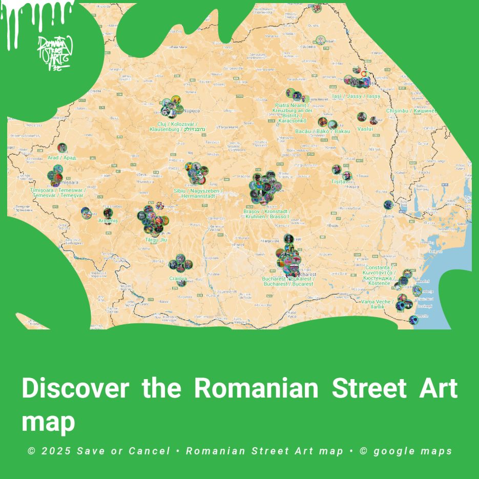 Romanian Street Art map 2025